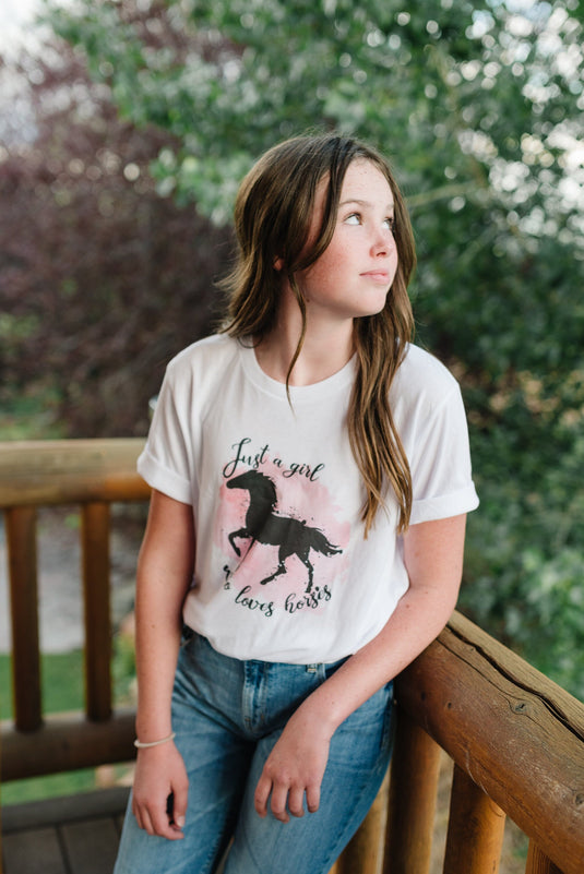 Horse Tshirt for Girls, Gifts for Girls, Toddler Youth Kids Tees, Horse Gifts,