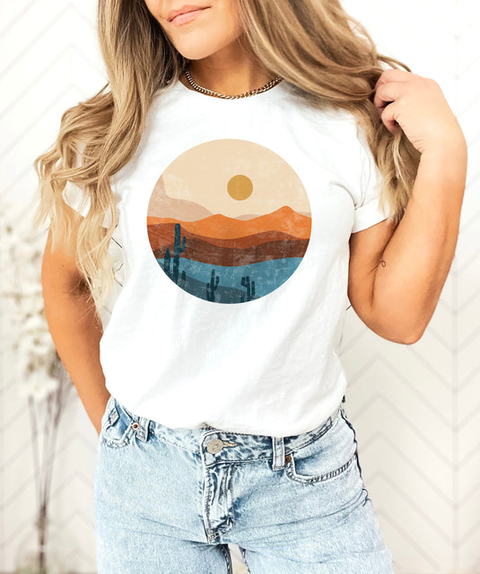 DESERT SUNSET LANDSCAPE TEE