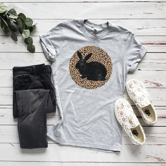 LEOPARD BUNNY TEE