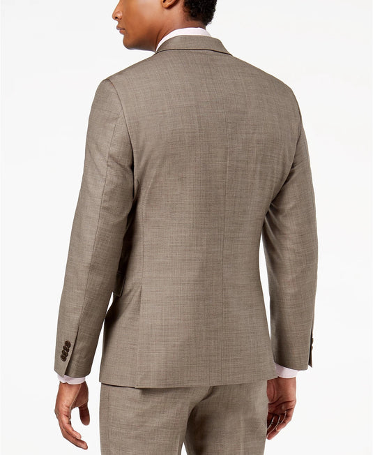 Tommy Hilfiger Men's Modern-Fit Th Flex Stretch Suit Jacket Beige Size 38 T/L39.5