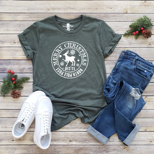 REINDEER STAMP TEE