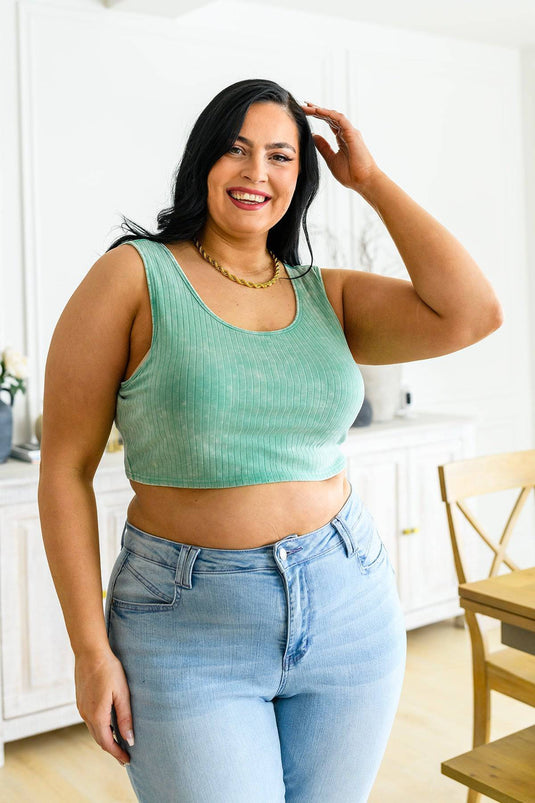 Minty Fresh Cropped Cami