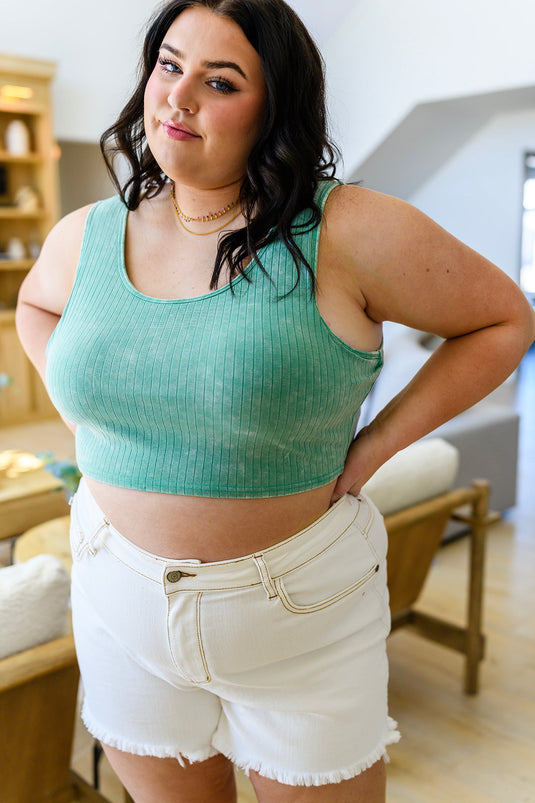 Minty Fresh Cropped Cami