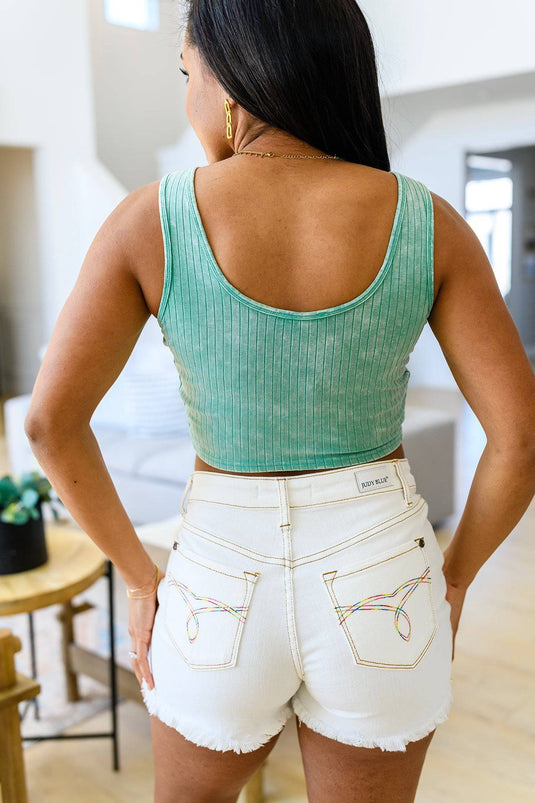 Minty Fresh Cropped Cami