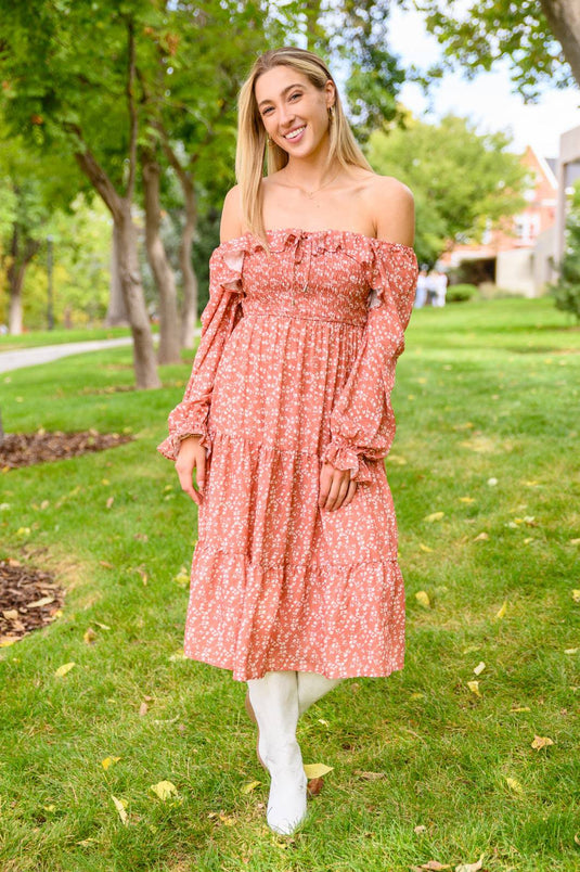 Blooming Moments Midi Dress