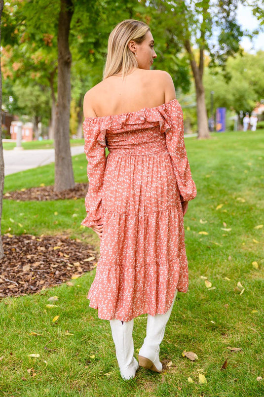 Blooming Moments Midi Dress