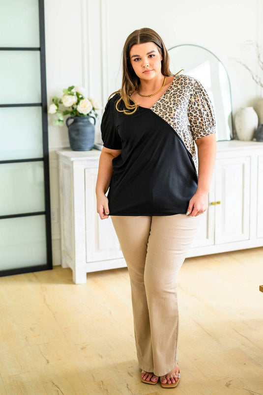 Surprise Safari V Neck Top