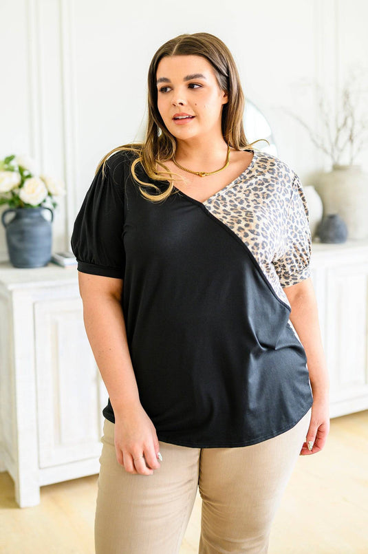 Surprise Safari V Neck Top